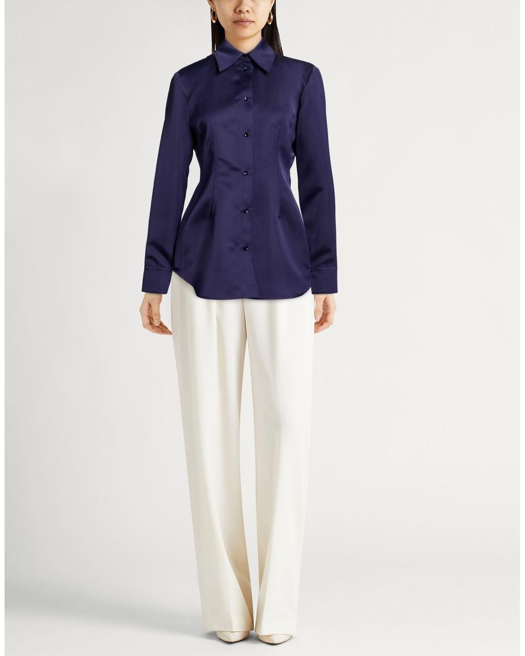 Sportmax Blue Shirt Polyester