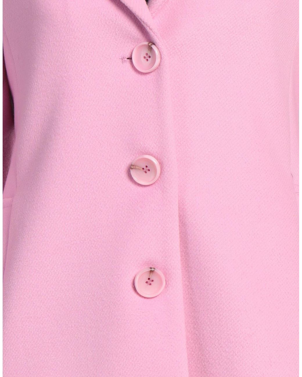 Please Pink Coat Polyester, Viscose, Elastane