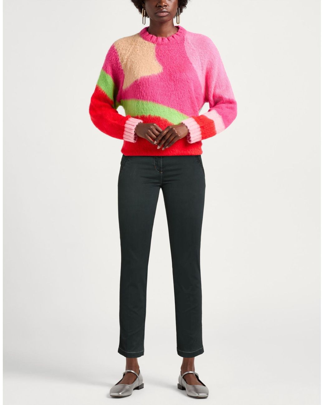 Jacob Cohen Gray Pants Cotton, Elastane