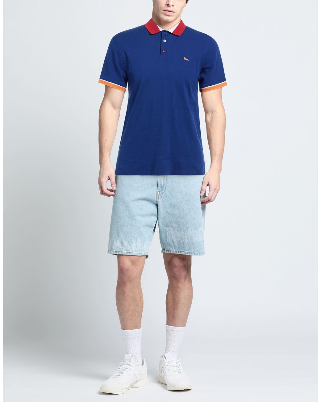 Harmont & Blaine Blue Polo Shirt for men