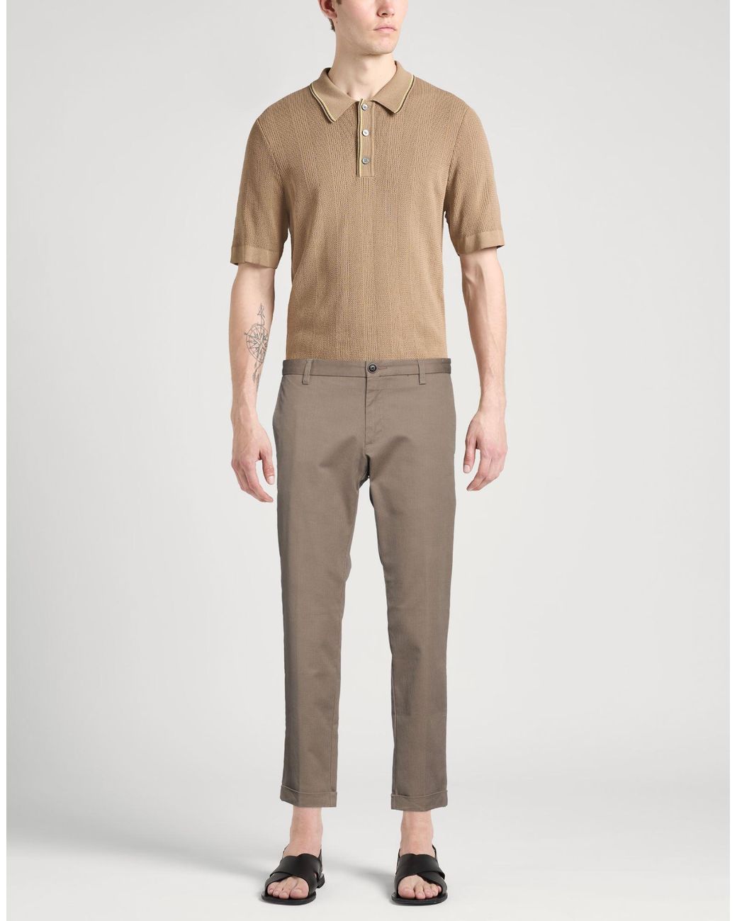 AT.P.CO Gray Trouser for men