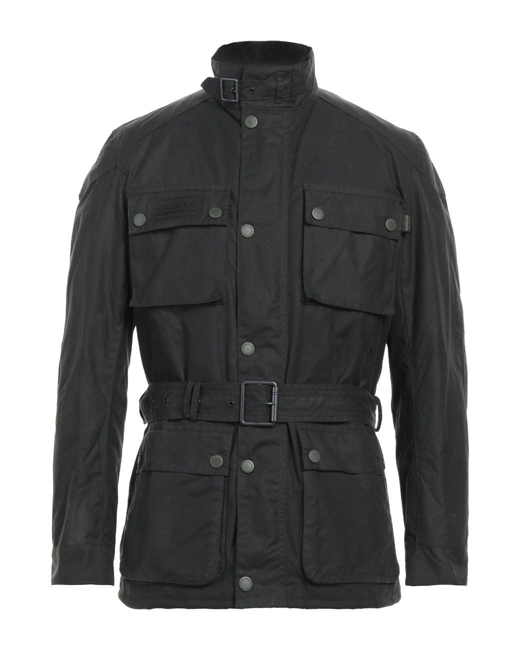 Barbour Black Dark Jacket Cotton for men