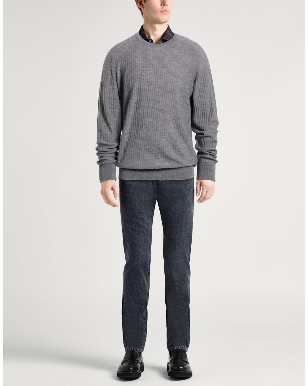 Roberto Collina Gray Jumper for men