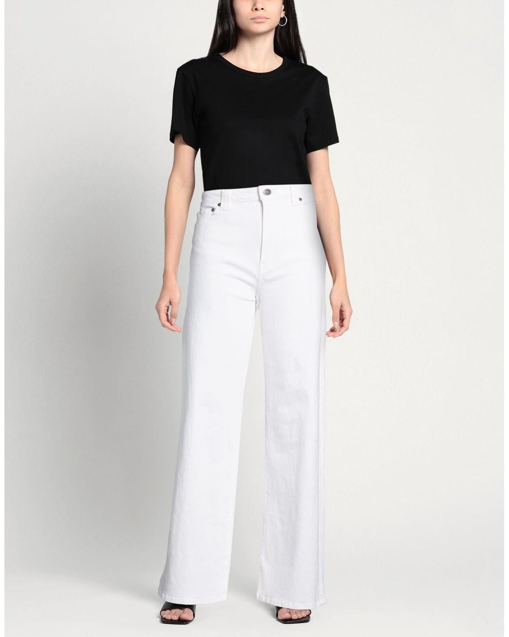 Khaite White Jeans