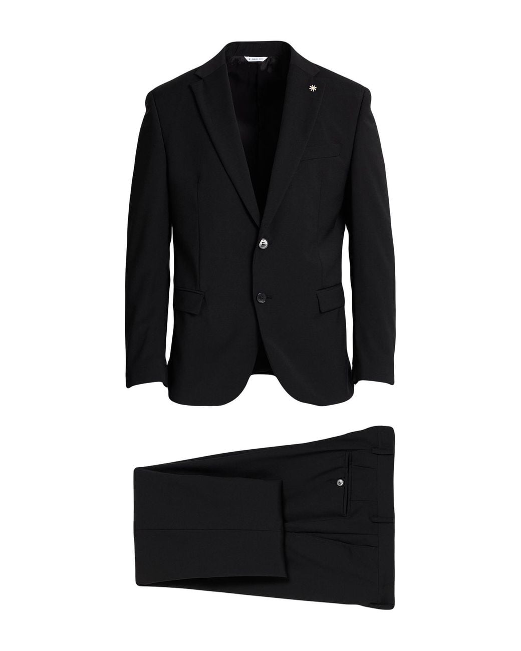 Manuel Ritz Black Suits for men