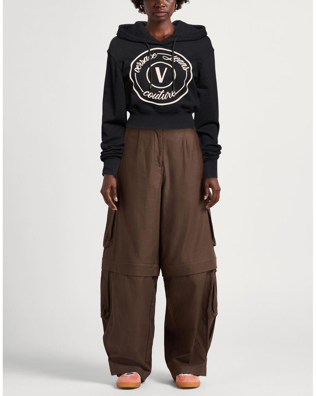 Versace Jeans Couture Black Sweatshirt Cotton