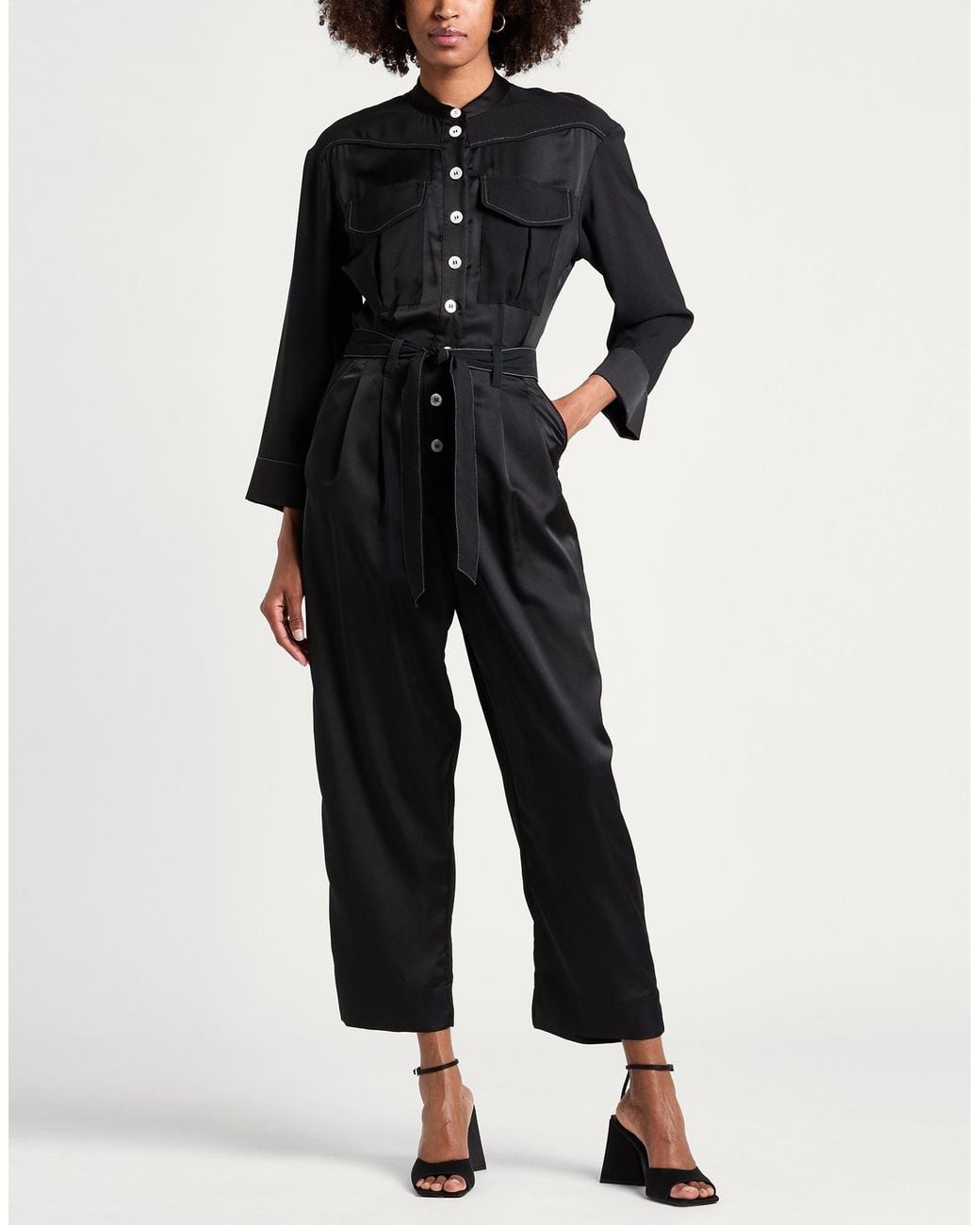 High Black Jumpsuit