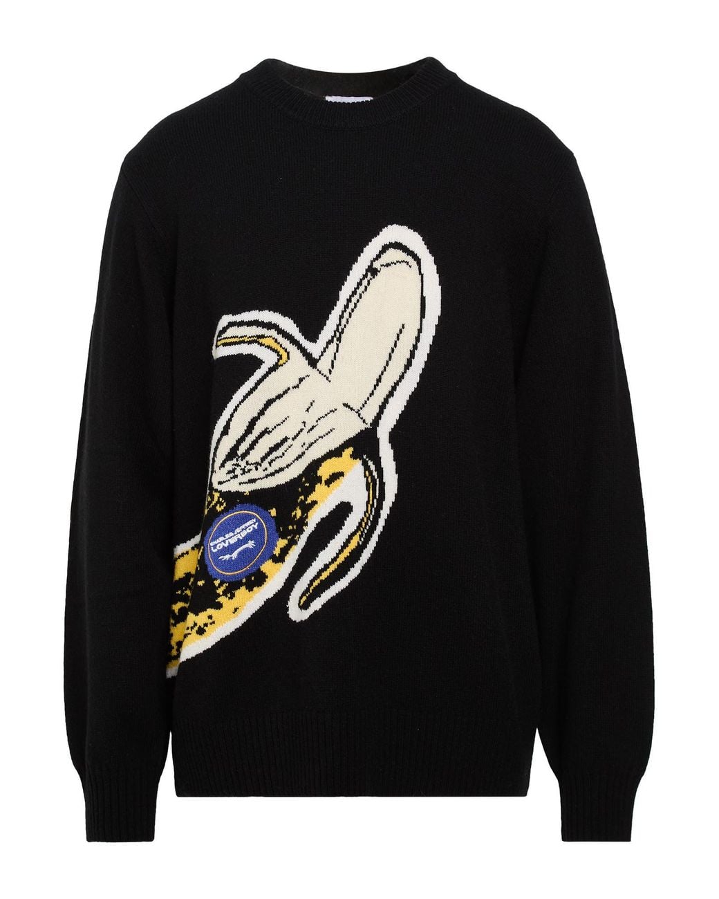 Charles Jeffrey Black Sweater Lambswool, Nylon for men