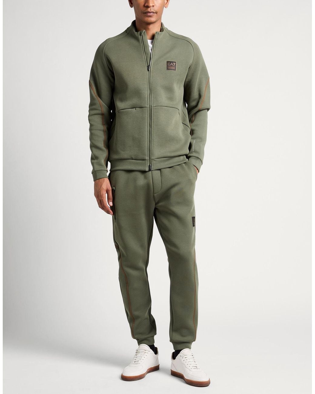 EA7 Green Tracksuit Cotton, Polyester for men