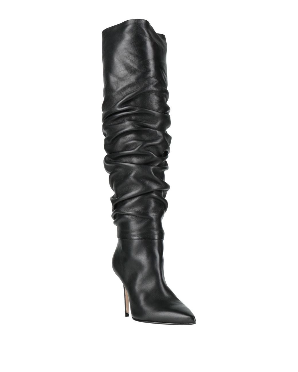 Le Silla Black Boot Leather