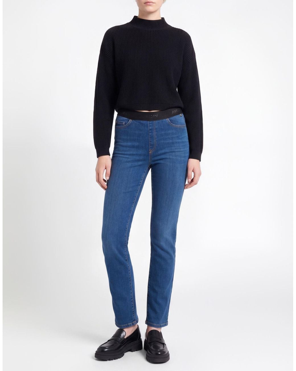 Marc Cain Blue Jeans Cotton, Elastane