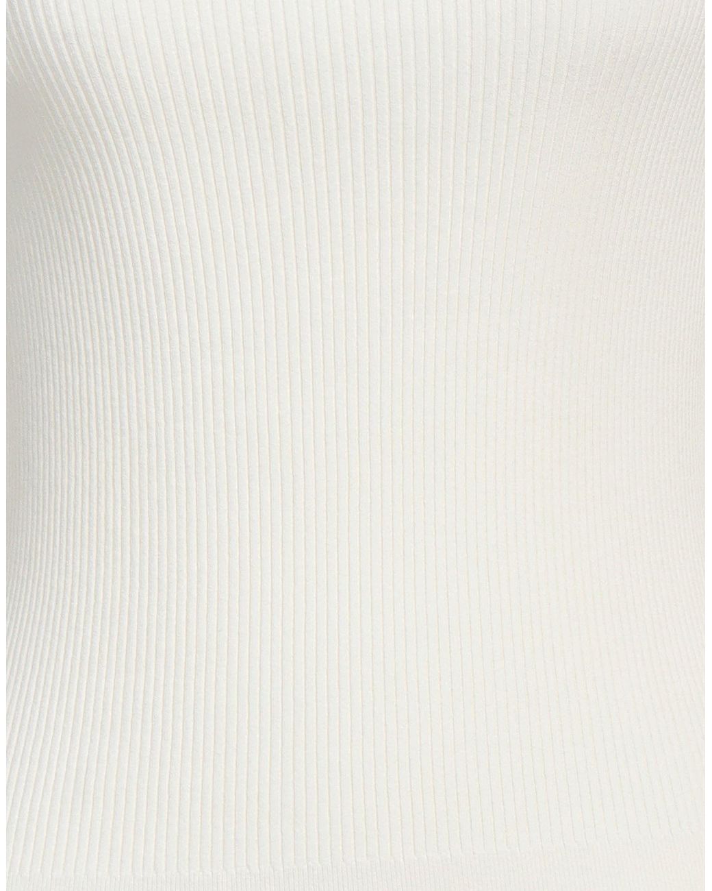 Gran Sasso White Sweater Viscose, Polyester