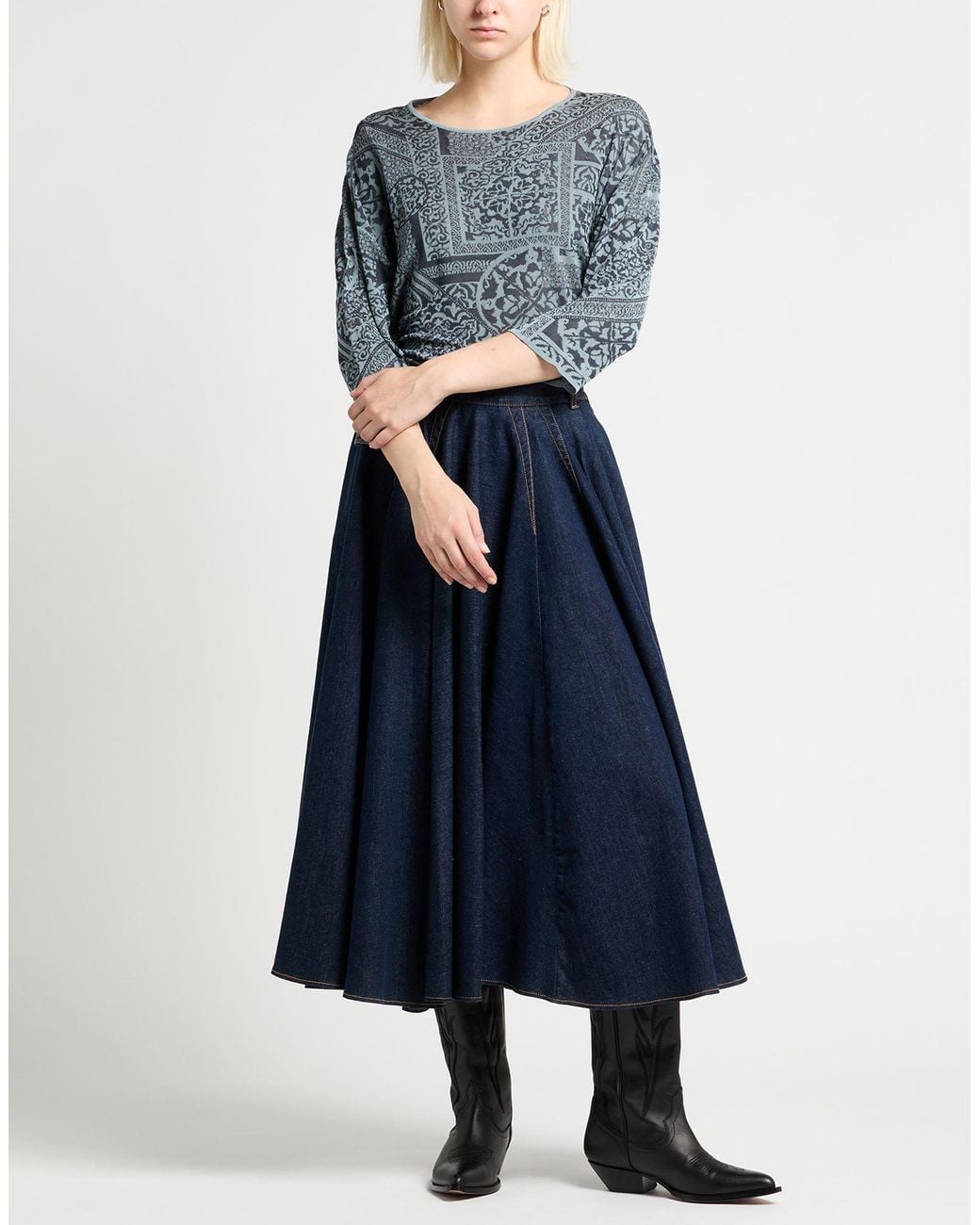 ALESSIA SANTI Gray Jumper