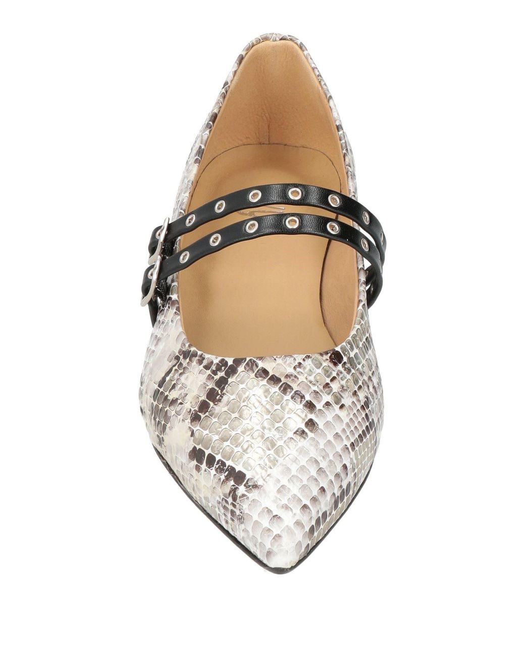 Ovyè White Ballet Flats