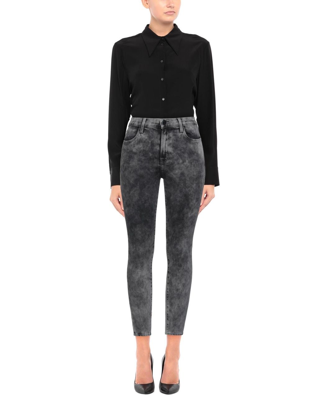 J Brand Gray Jeans Cotton, Polyester, Elastane