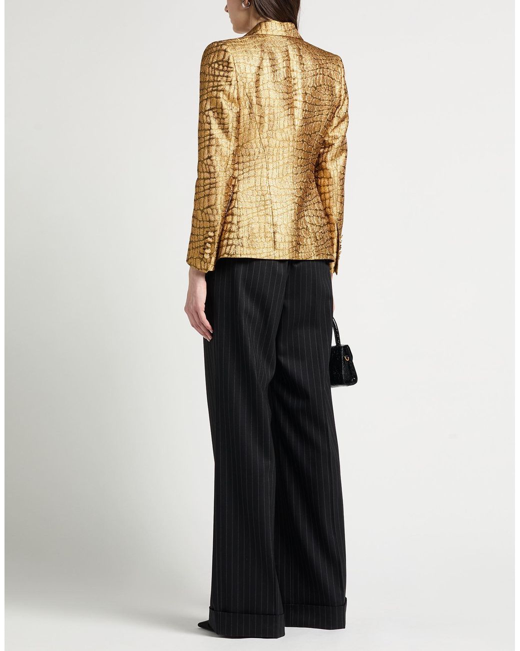 Tom Ford Brown Blazer Acrylic, Acetate, Polyester