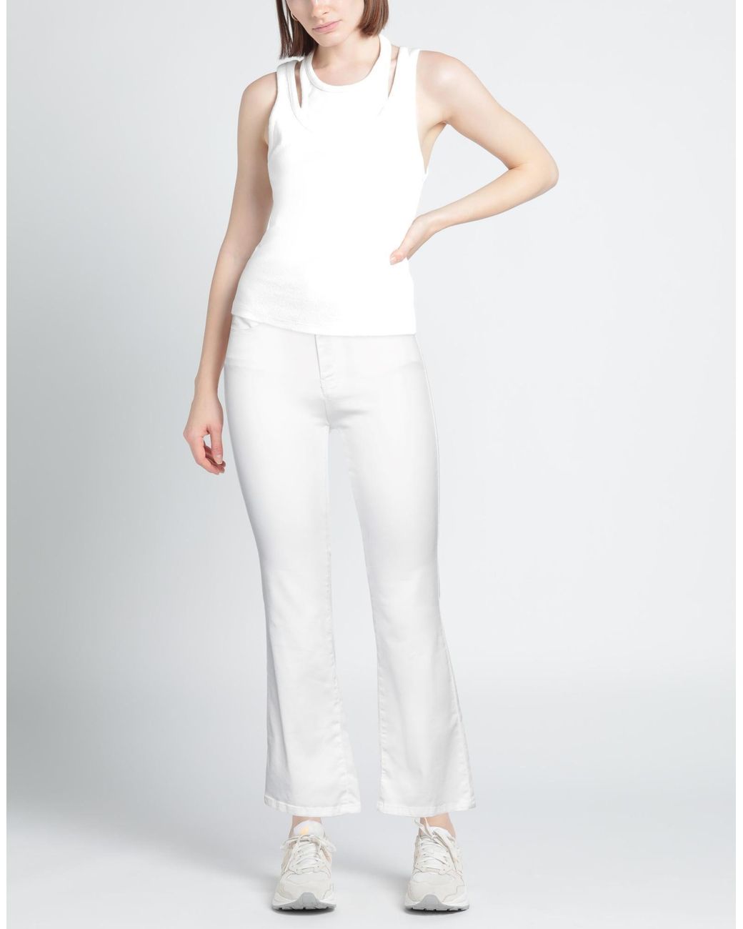CoSTUME NATIONAL White Jeans