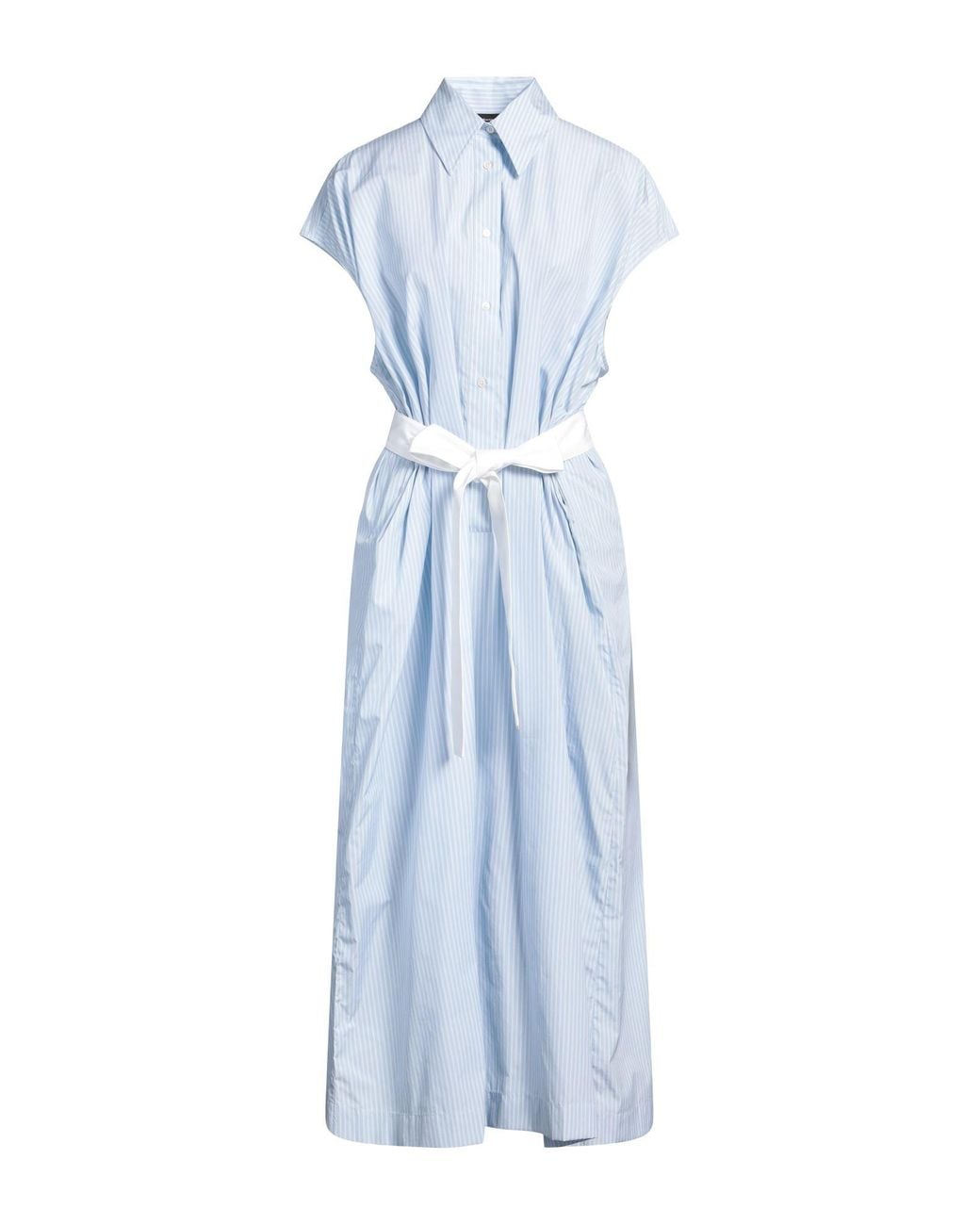 Fabiana Filippi Blue Sky Maxi Dress Cotton