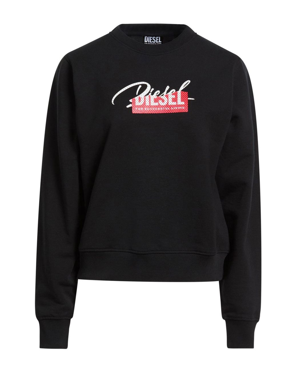 DIESEL Black Sweatshirts