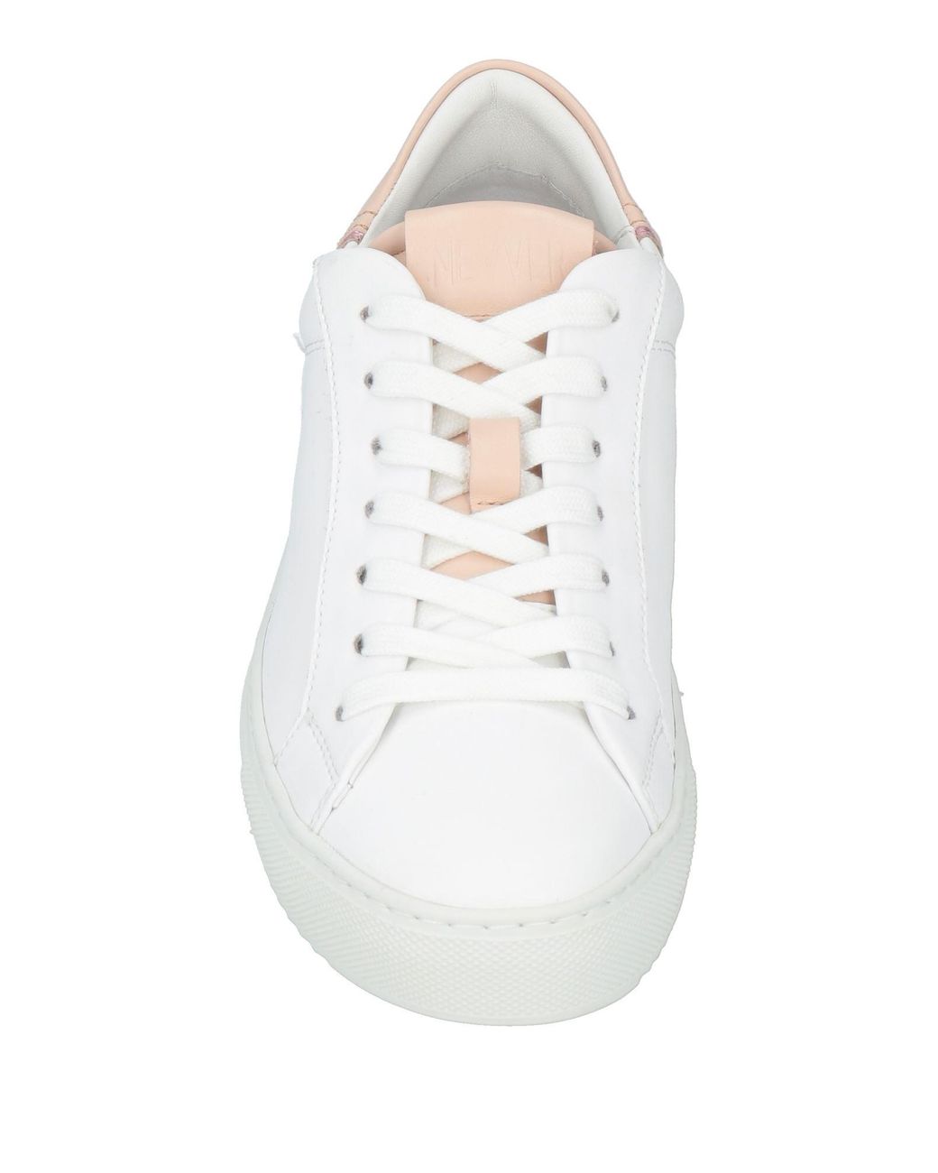 Nevver White Sneakers Leather