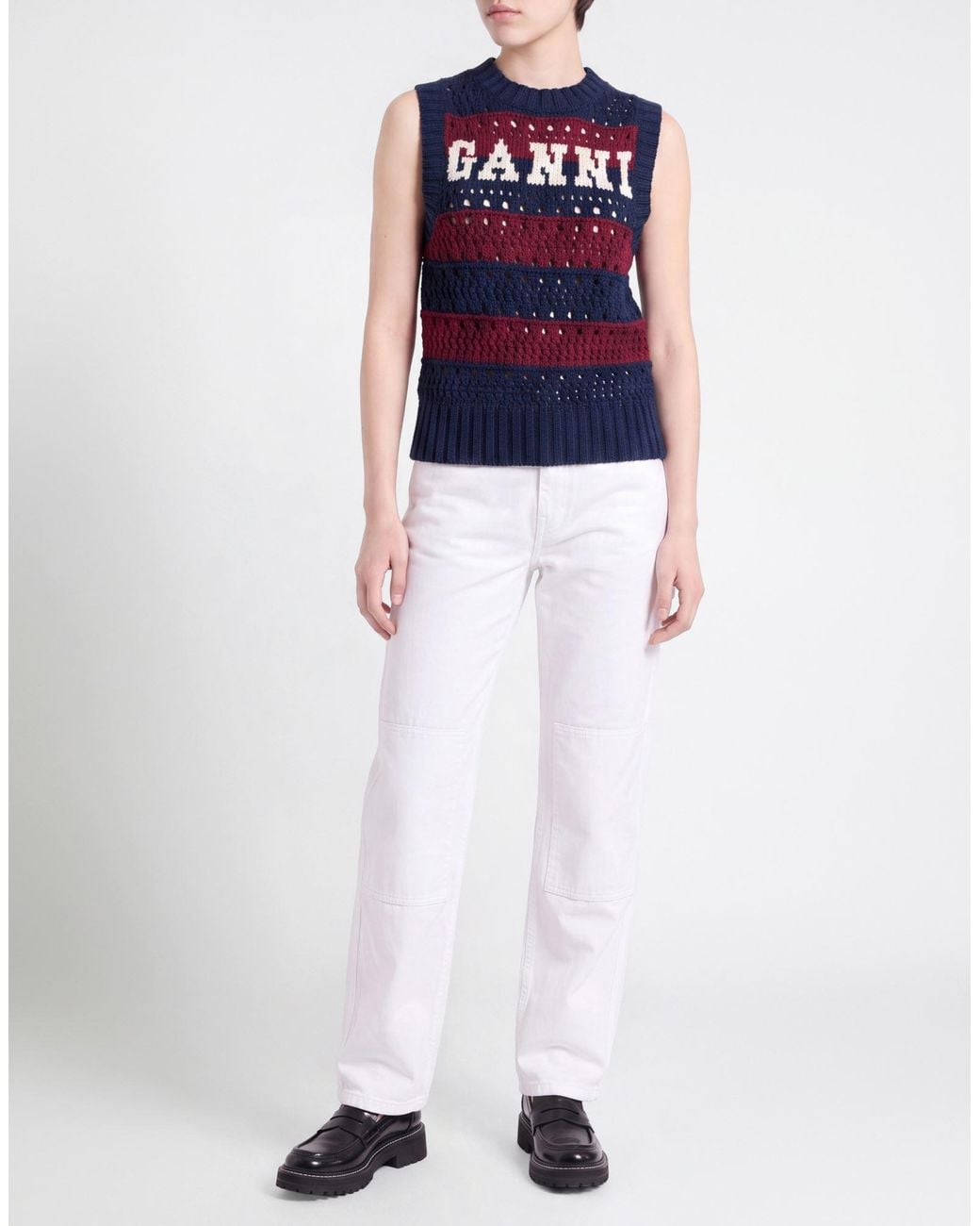Pullover Ganni de color Blue