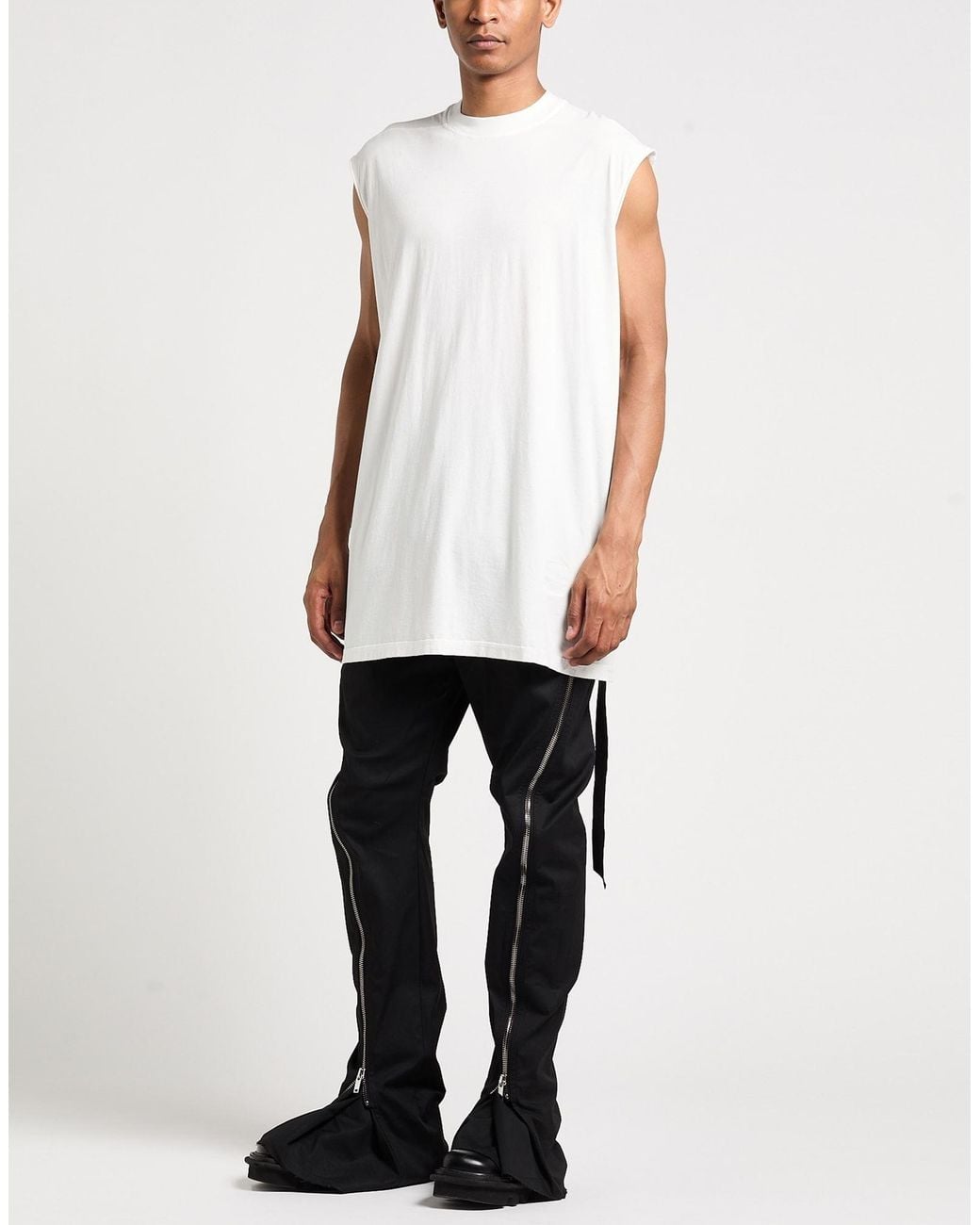 Rick Owens White T-Shirt Cotton for men