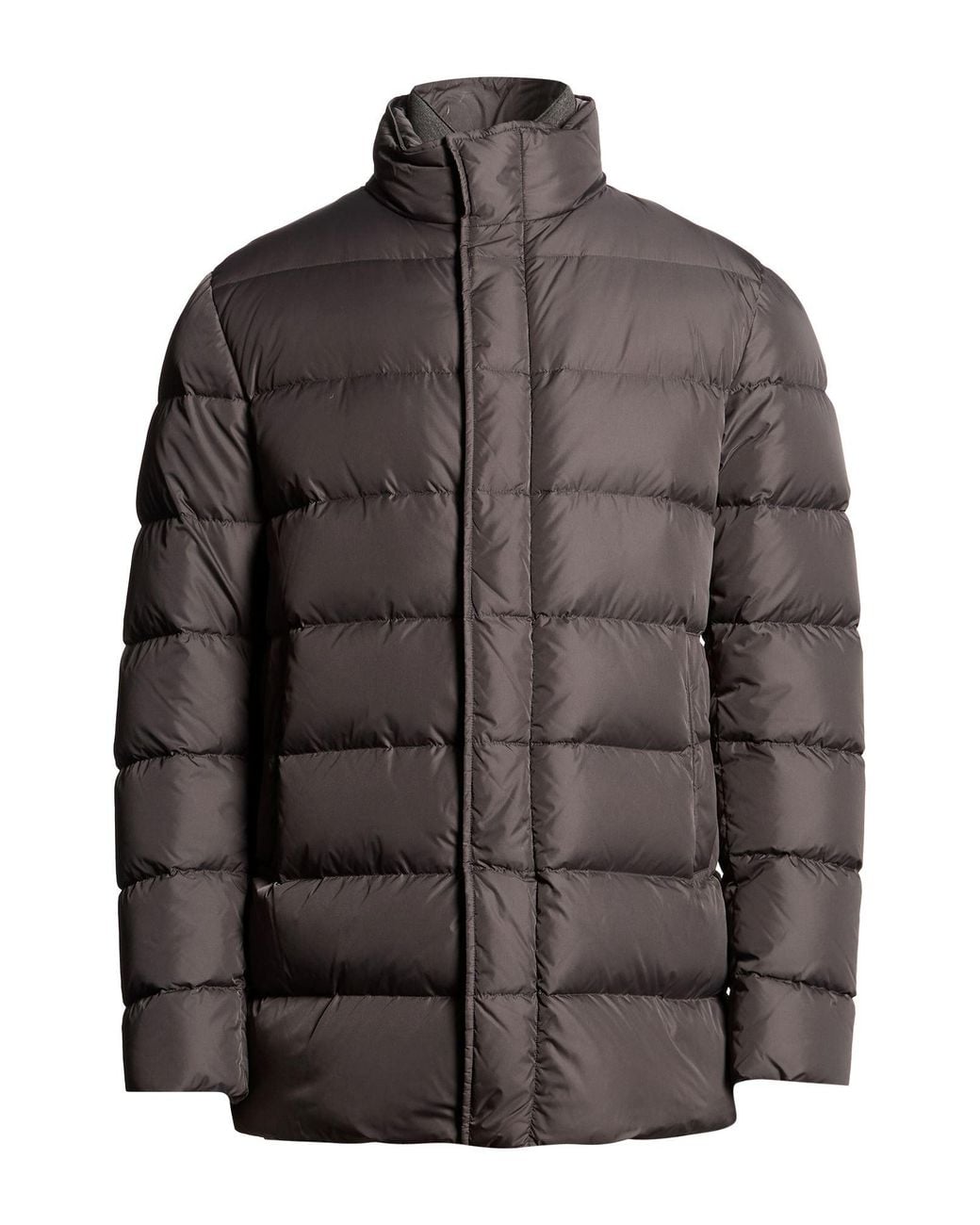 Herno Brown Puffer Polyamide, Viscose for men