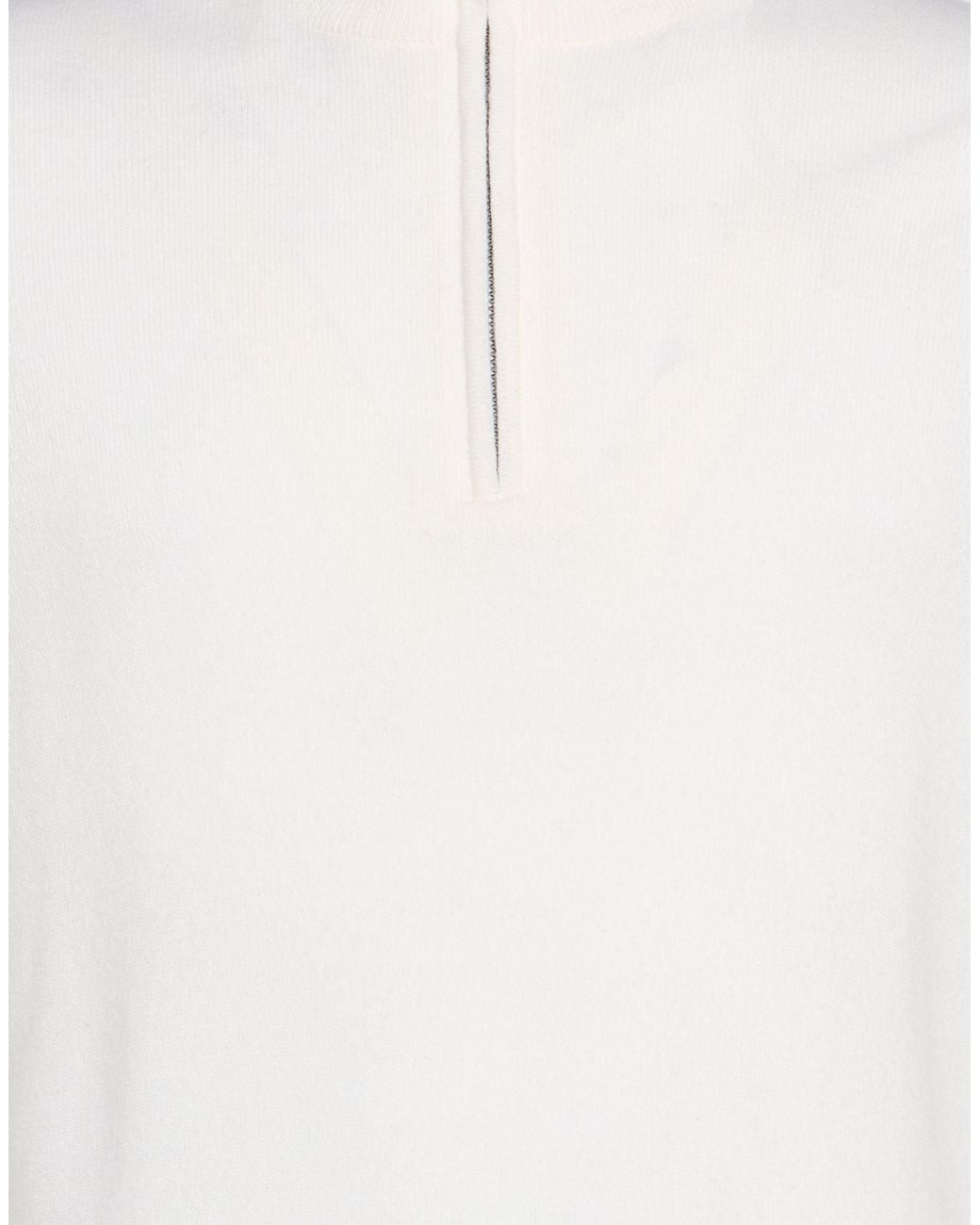Kangra White Ivory Sweater Wool for men