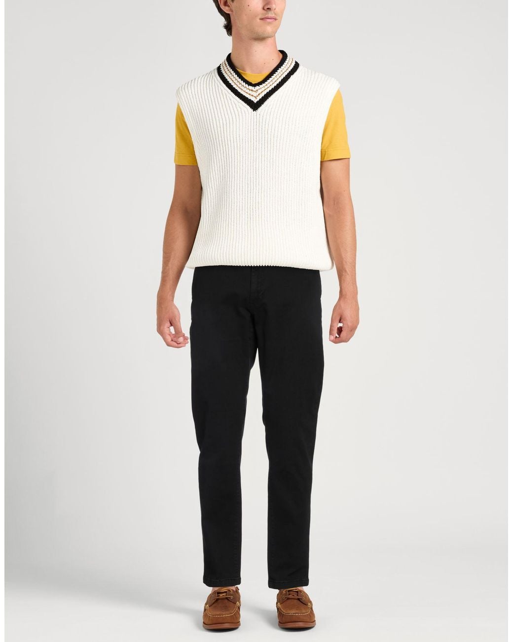 Fred Mello Black Pants for men
