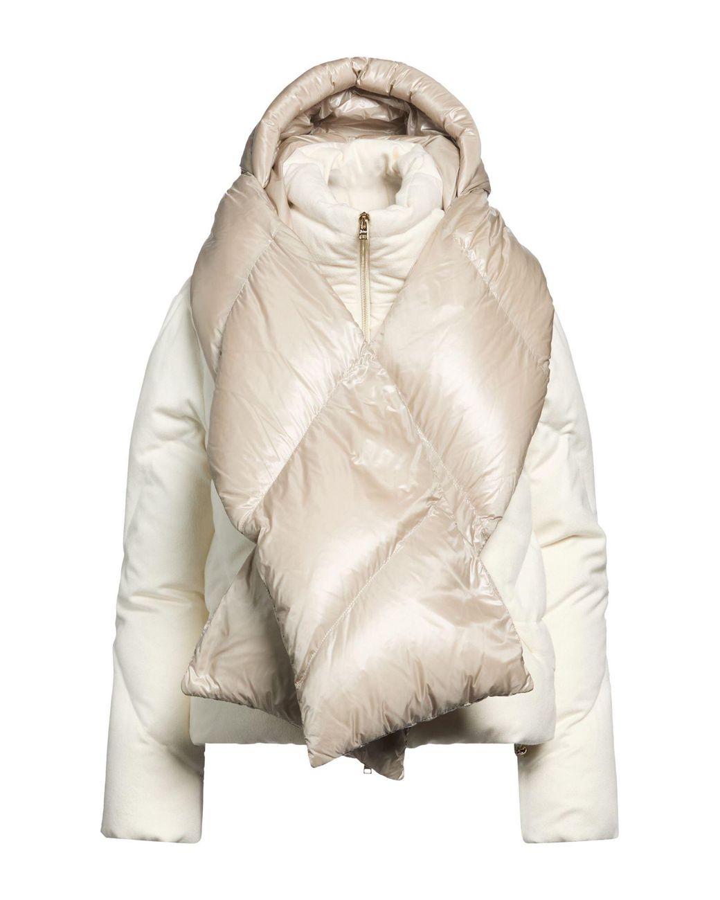 Herno Natural Puffer Silk, Cashmere, Polyamide