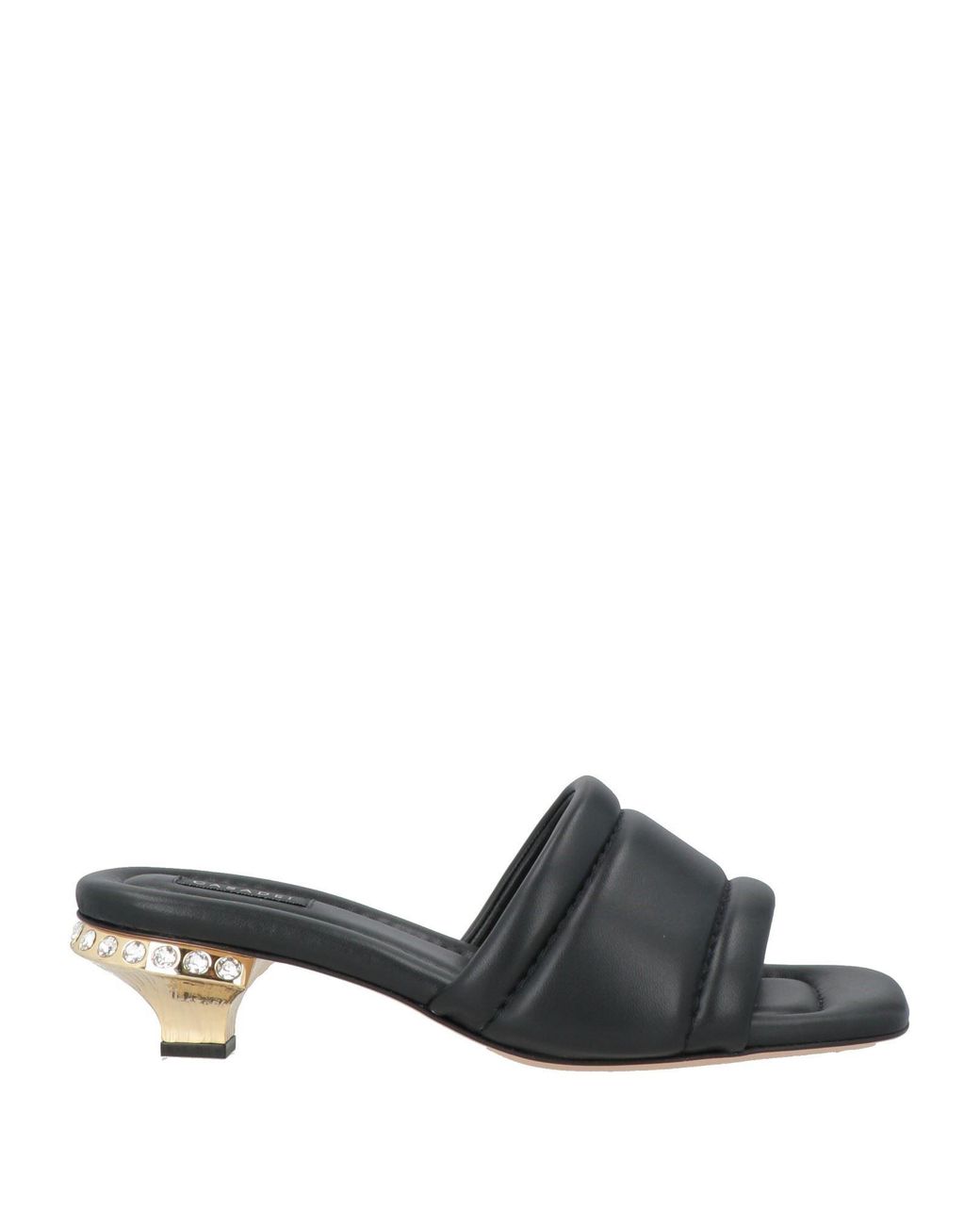 Casadei Black Sandals Leather