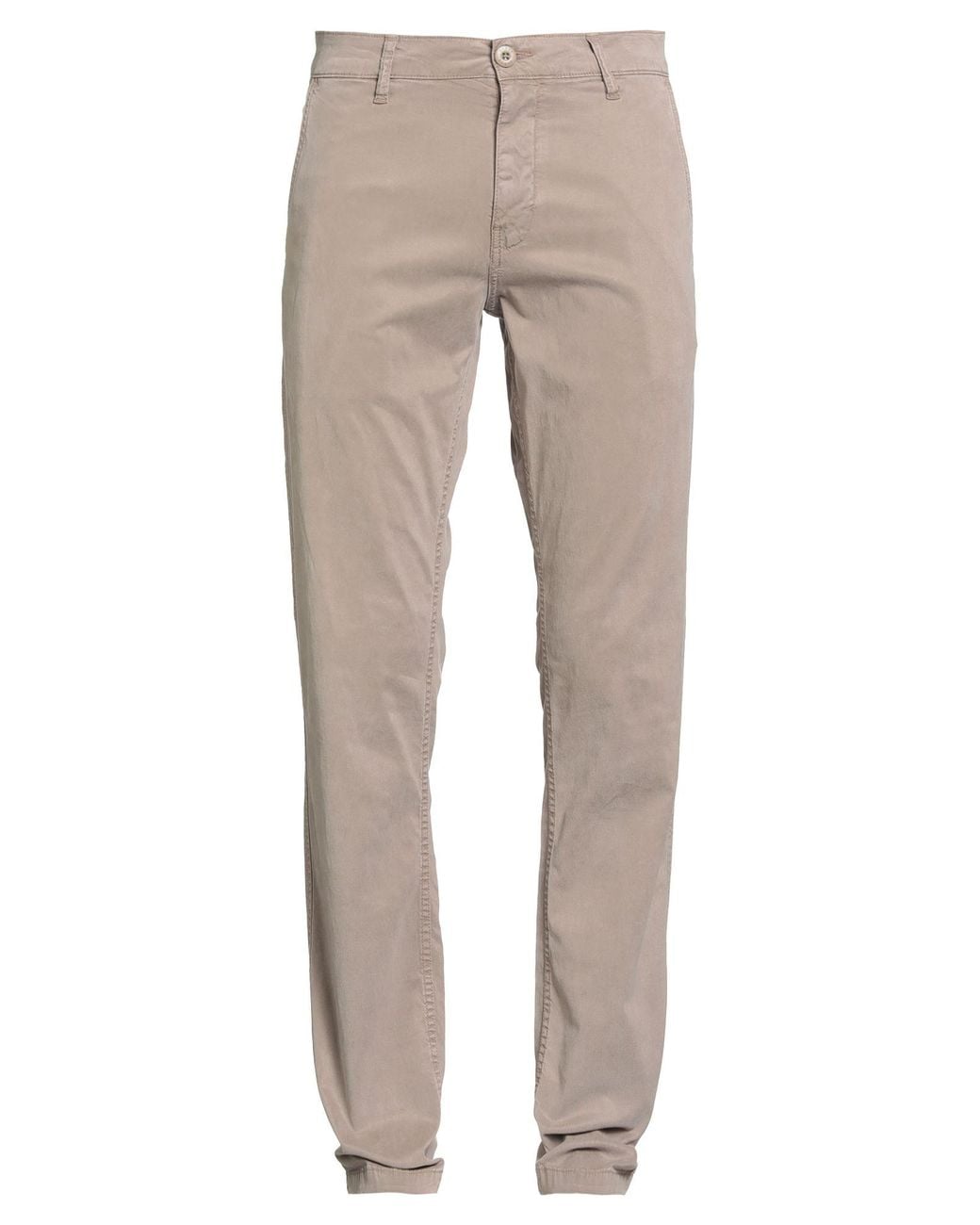 Guess Natural Khaki Pants Lyocell, Cotton, Elastane for men