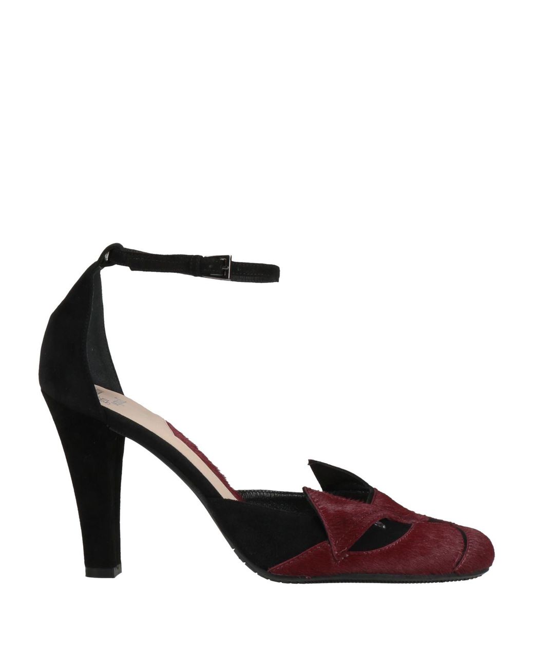 Dove Nuotano Gli Squali Multicolor Burgundy Pumps Leather