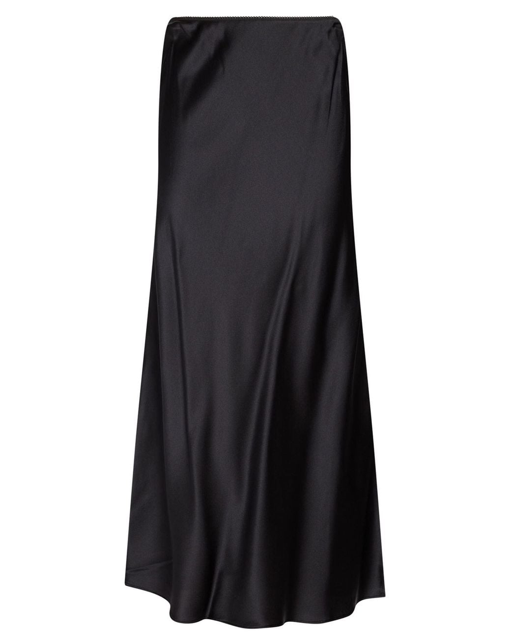 Roberto Collina Black Midi Skirt