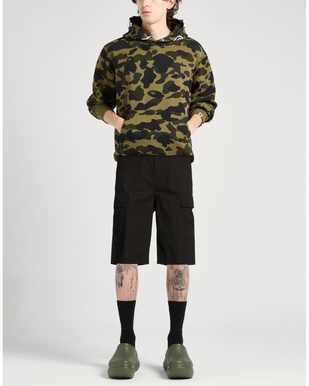 DISCLAIMER Black Shorts & Bermuda Shorts for men