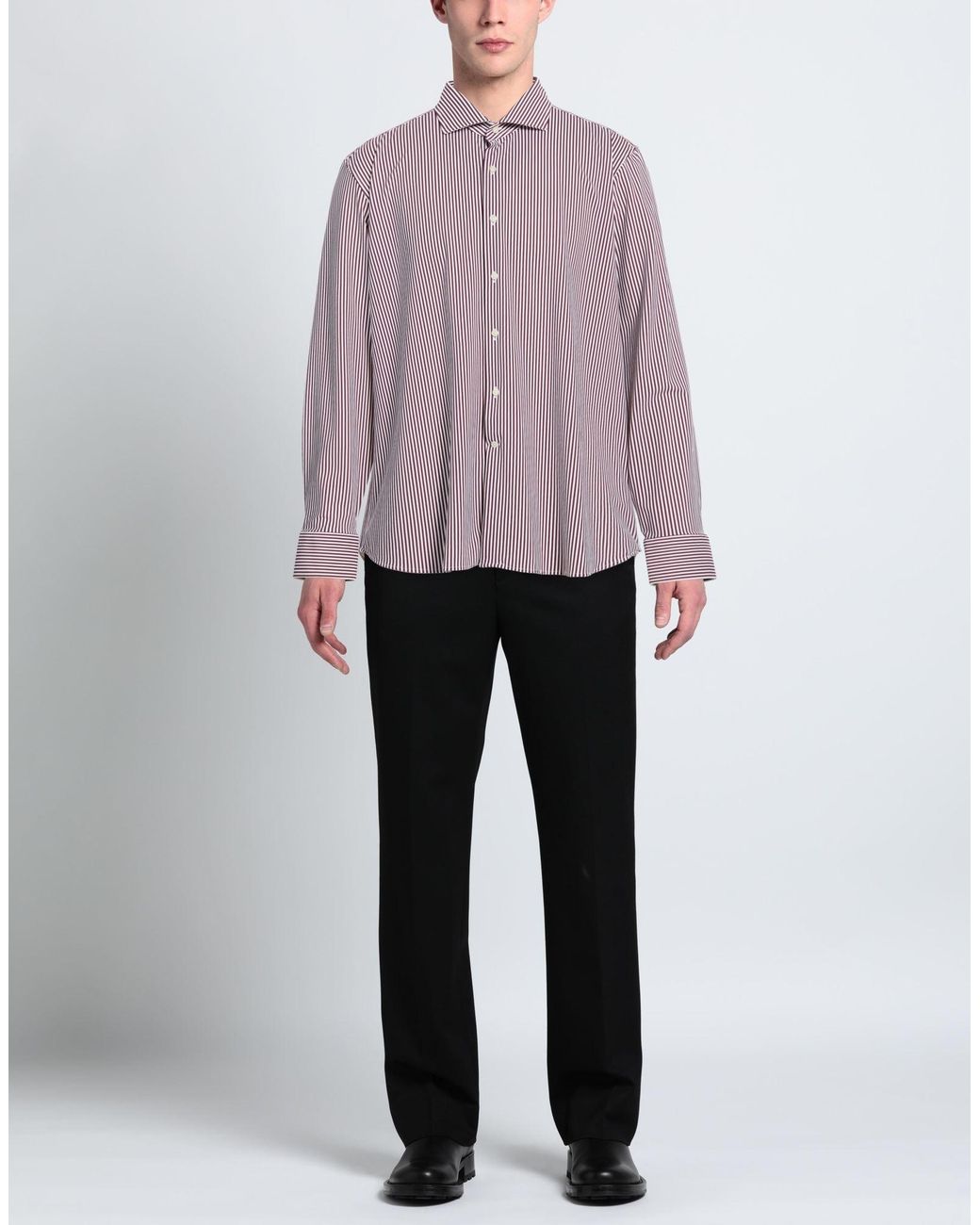Ghirardelli Purple Shirt Polyamide, Elastane for men