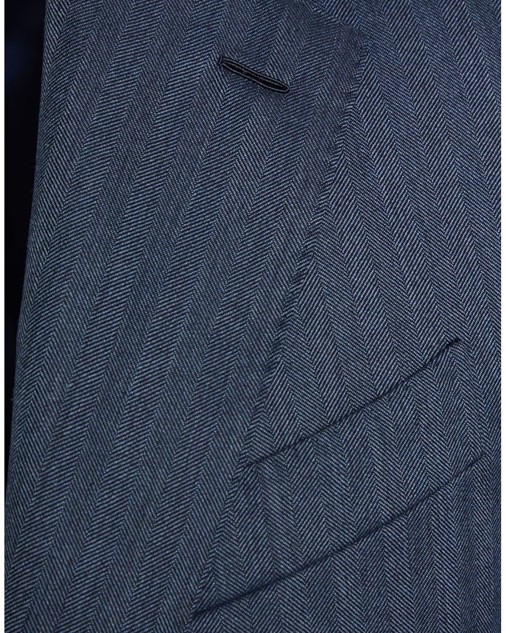 Caruso Blue Suit Wool for men