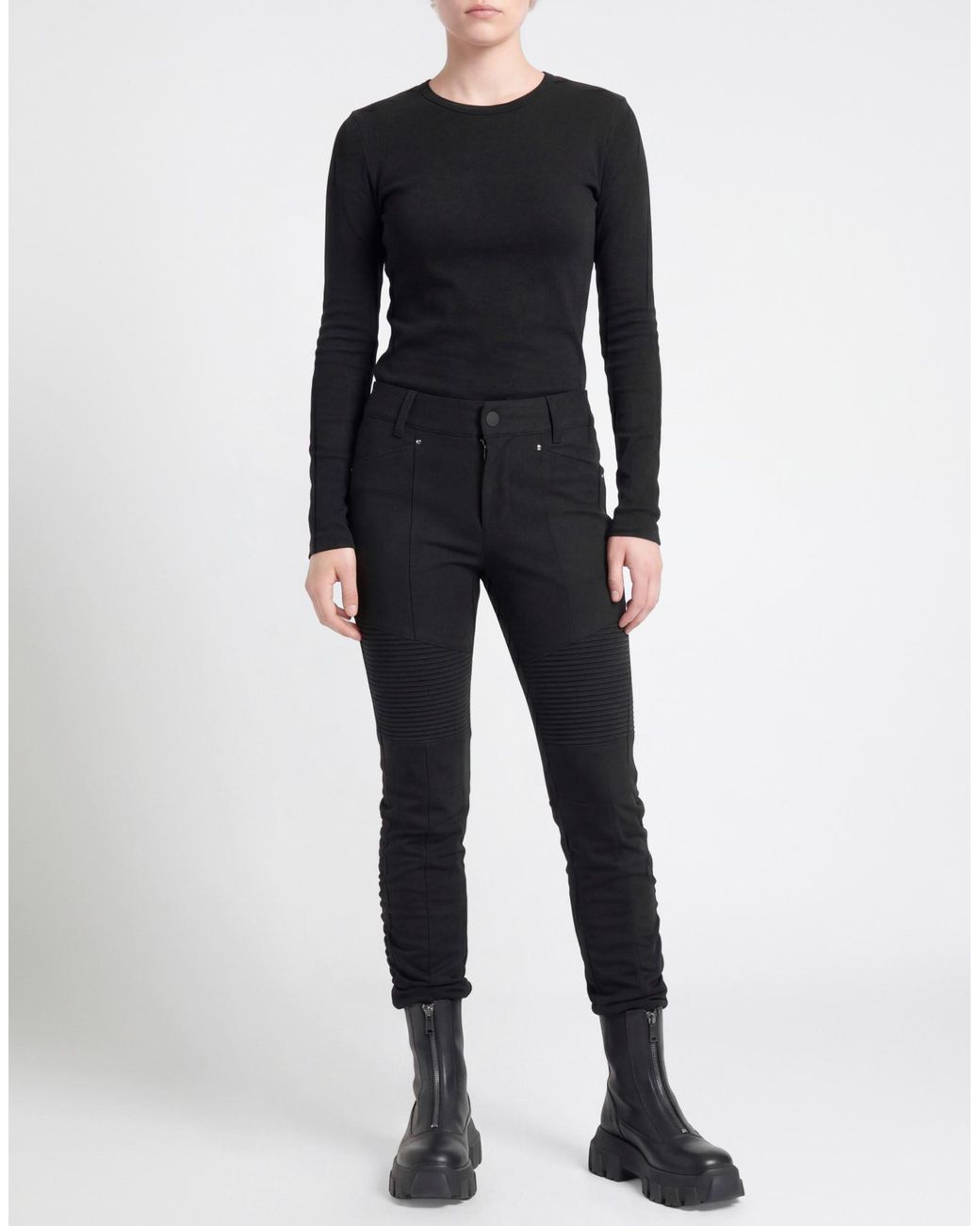 High Black Trouser