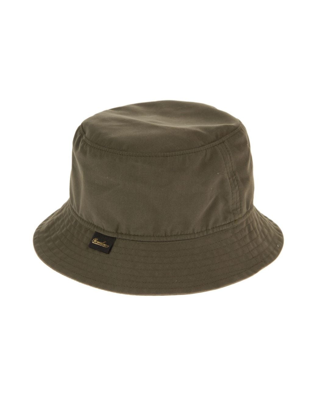 Borsalino Green Military Hat Polyester