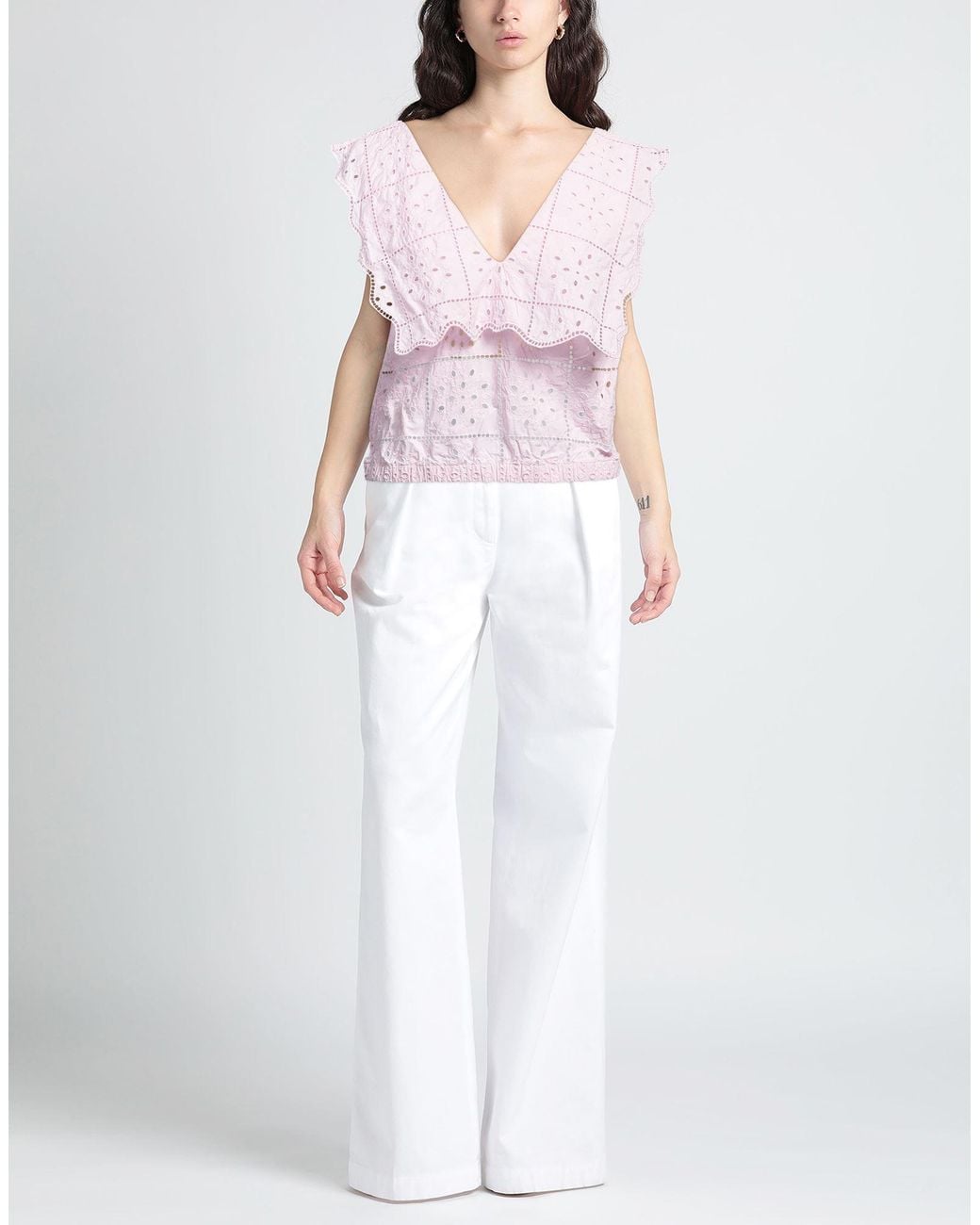 Ganni Pink Top