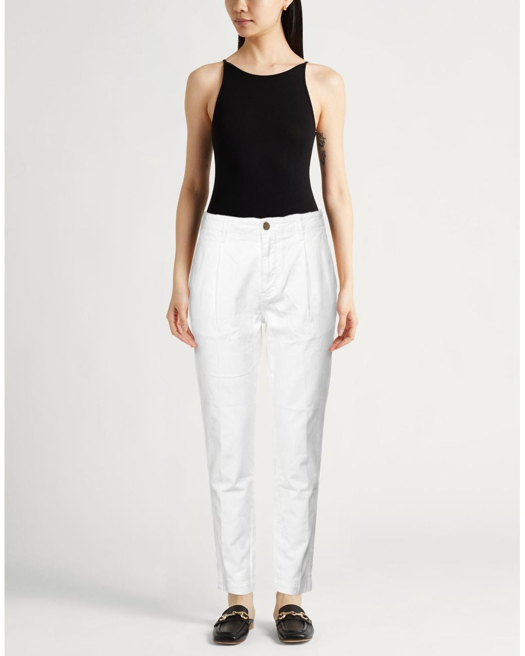 PT Torino White Trouser
