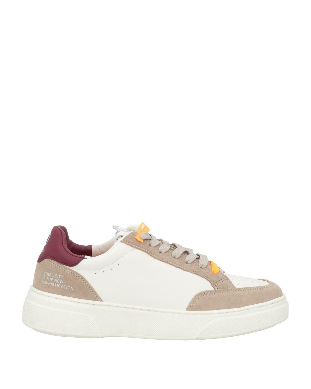 Suns Boards Natural Sneakers Leather, Textile Fibers for men