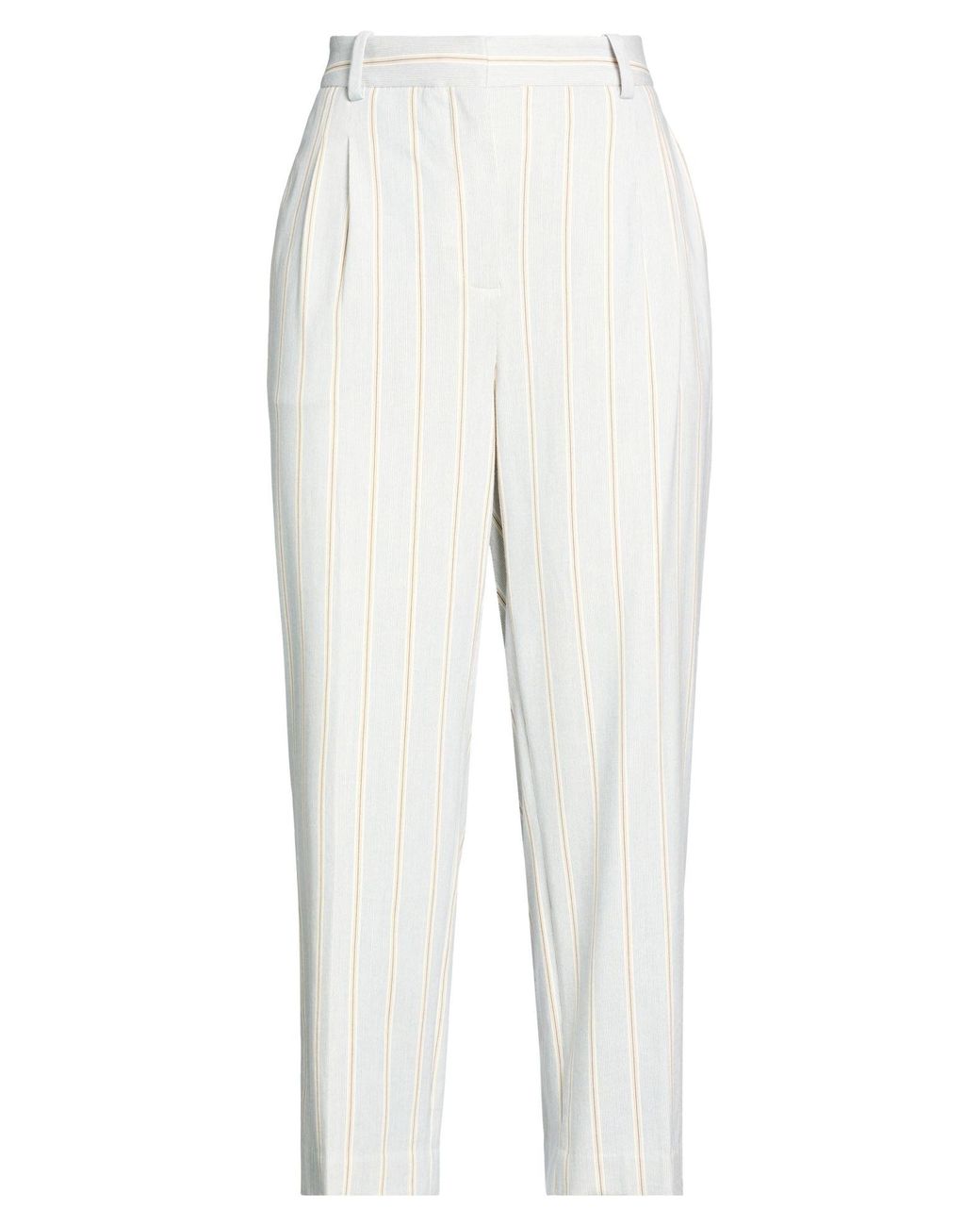 Circolo 1901 White Light Pants Cotton, Elastane