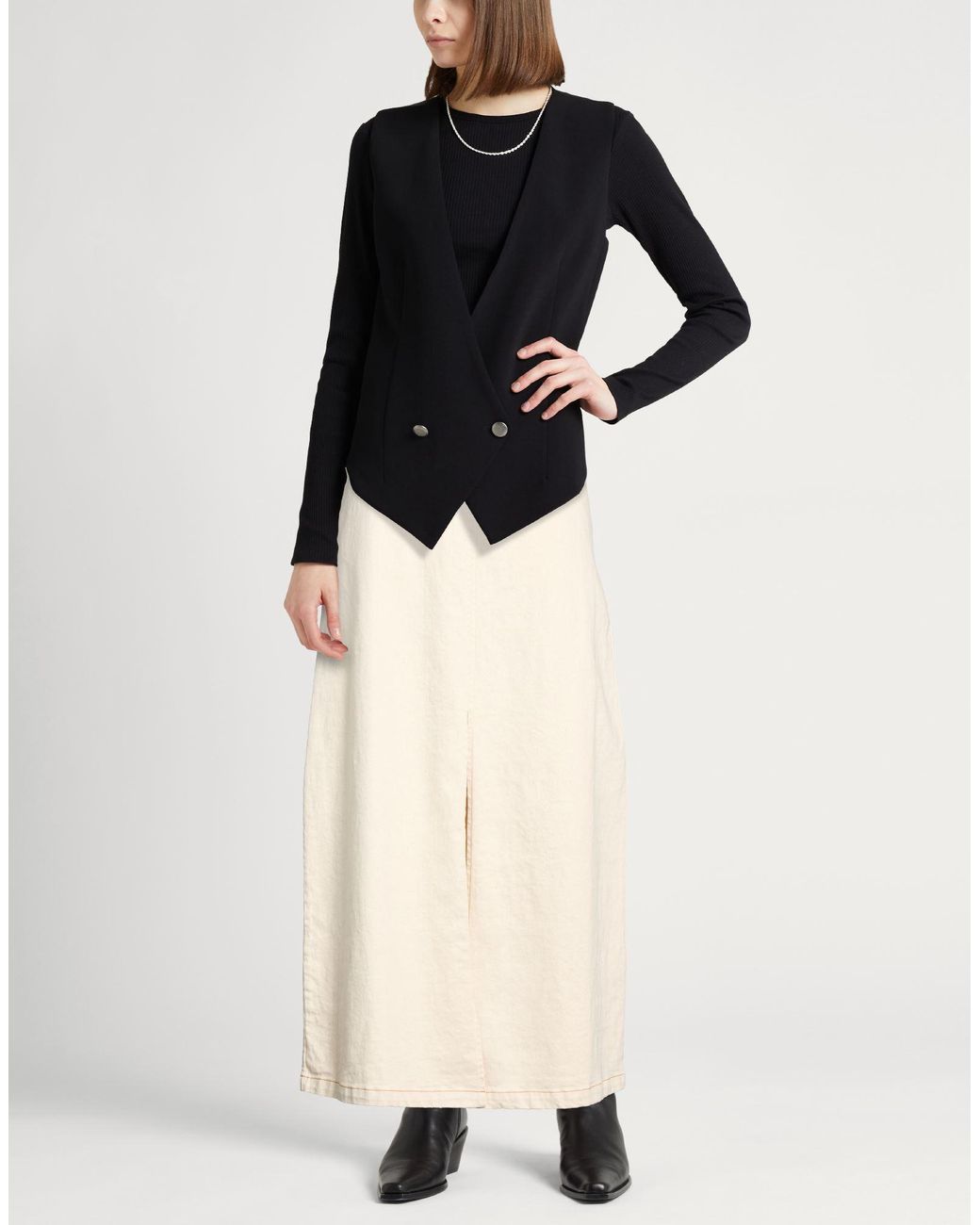 Crossley Natural Maxi Skirt Cotton