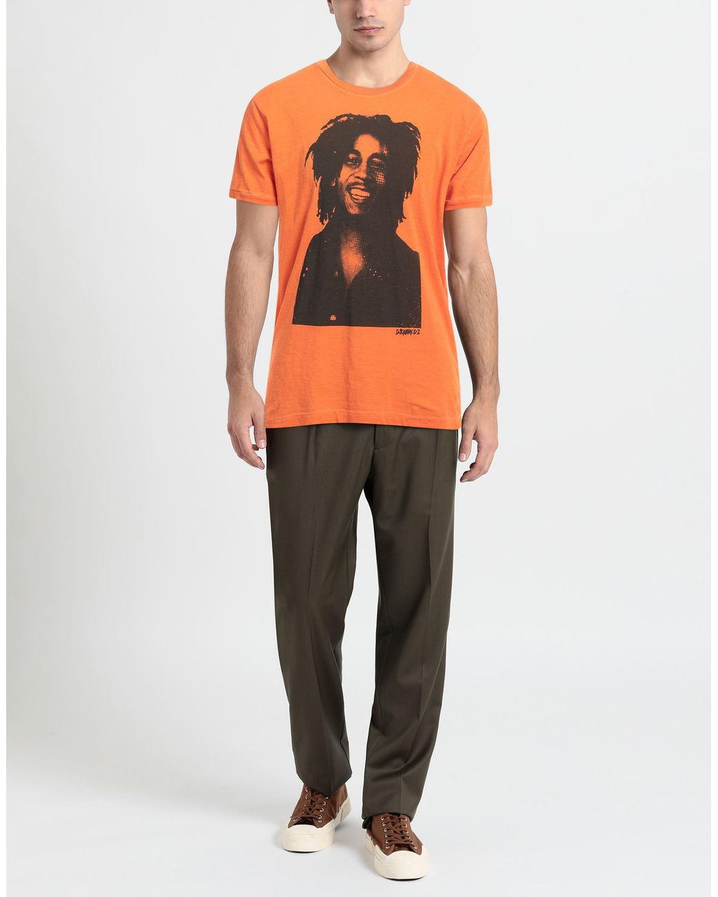 DSquared² Orange T-shirt for men