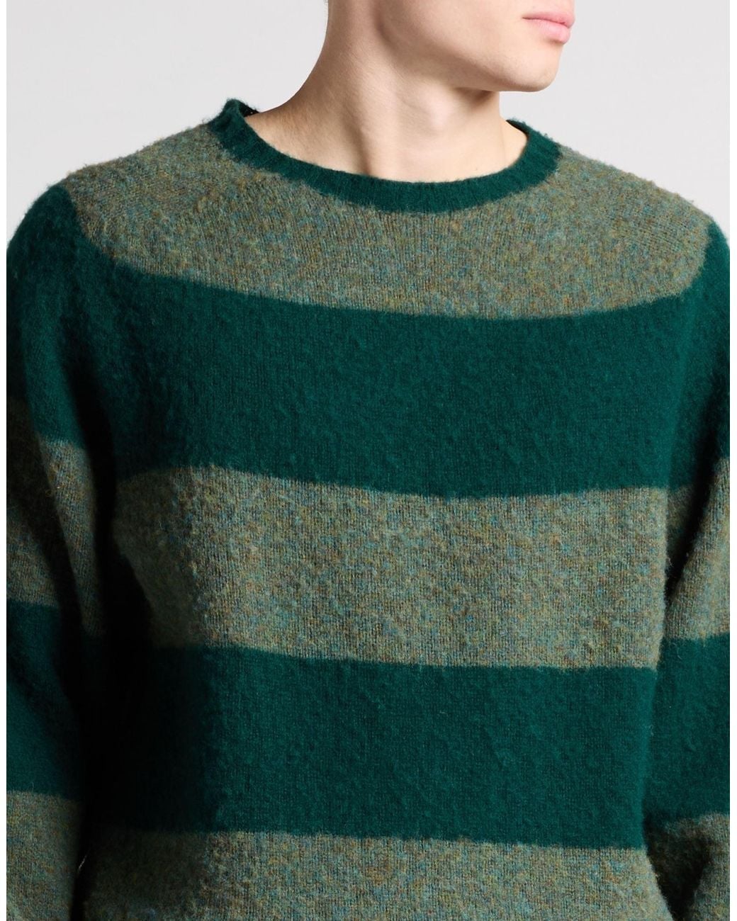 YMC Green Sweater Wool for men