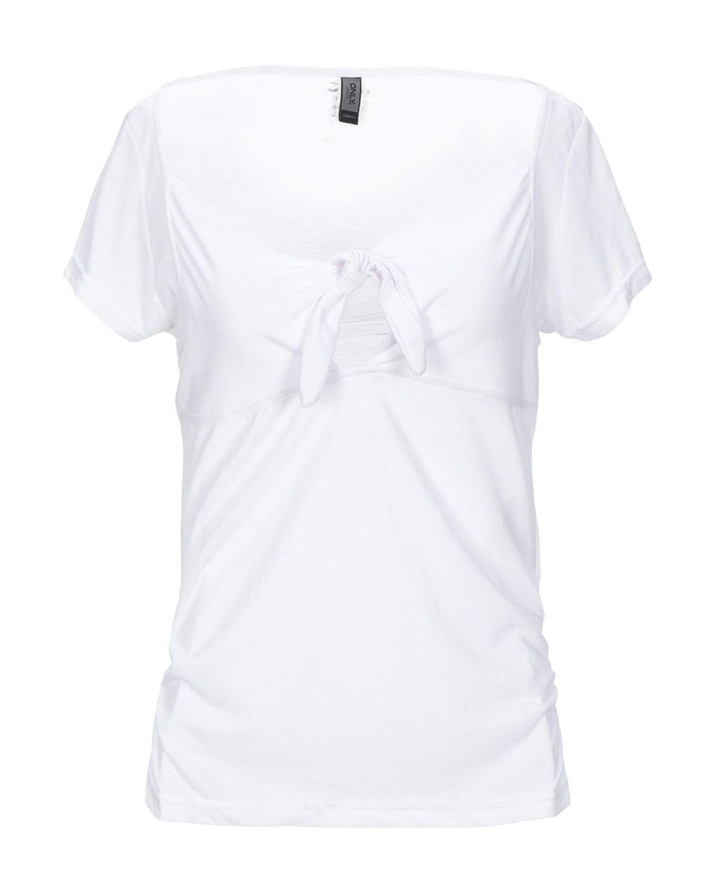 ONLY Synthetic T-shirt in White - Lyst