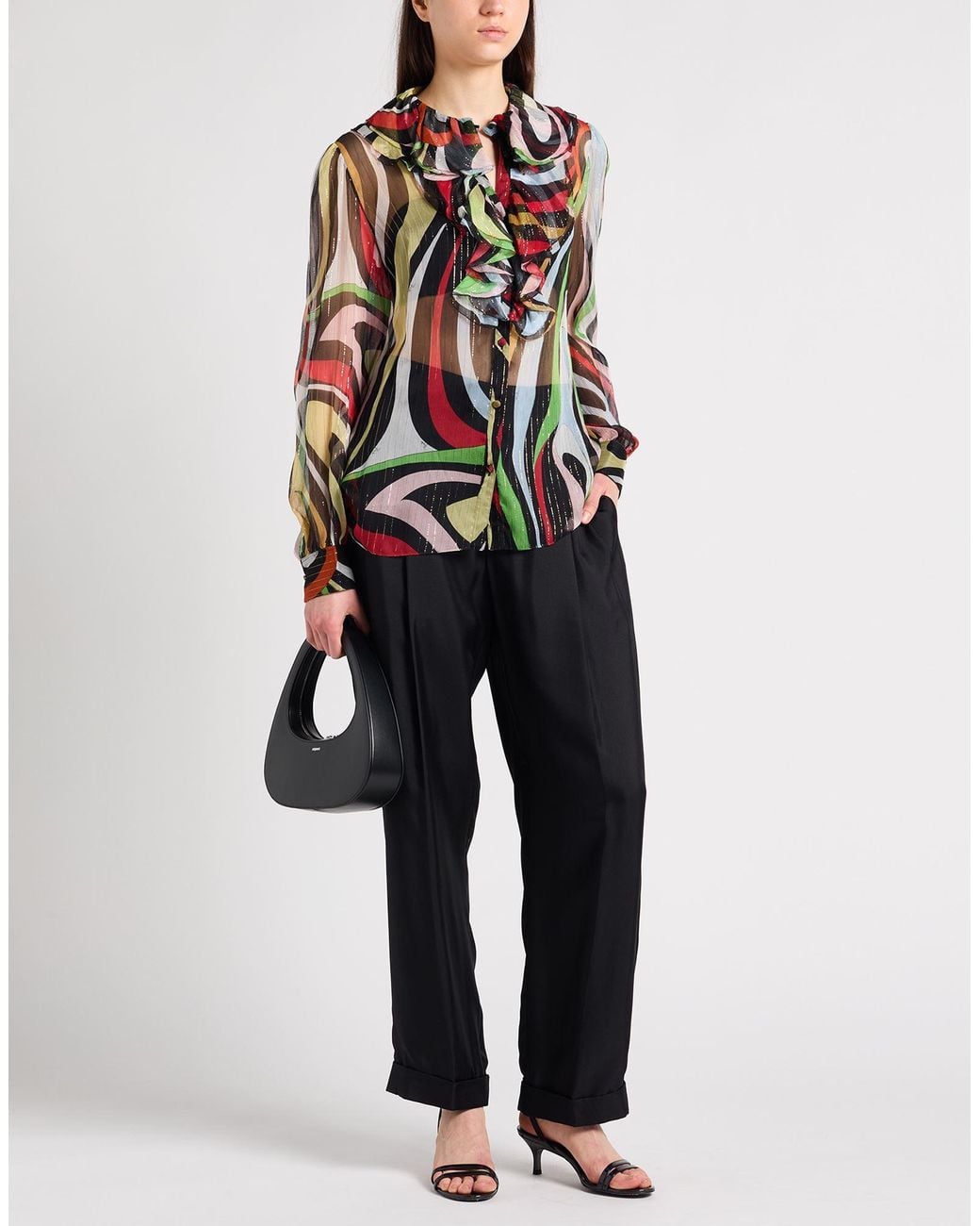 Emilio Pucci Gray Shirt