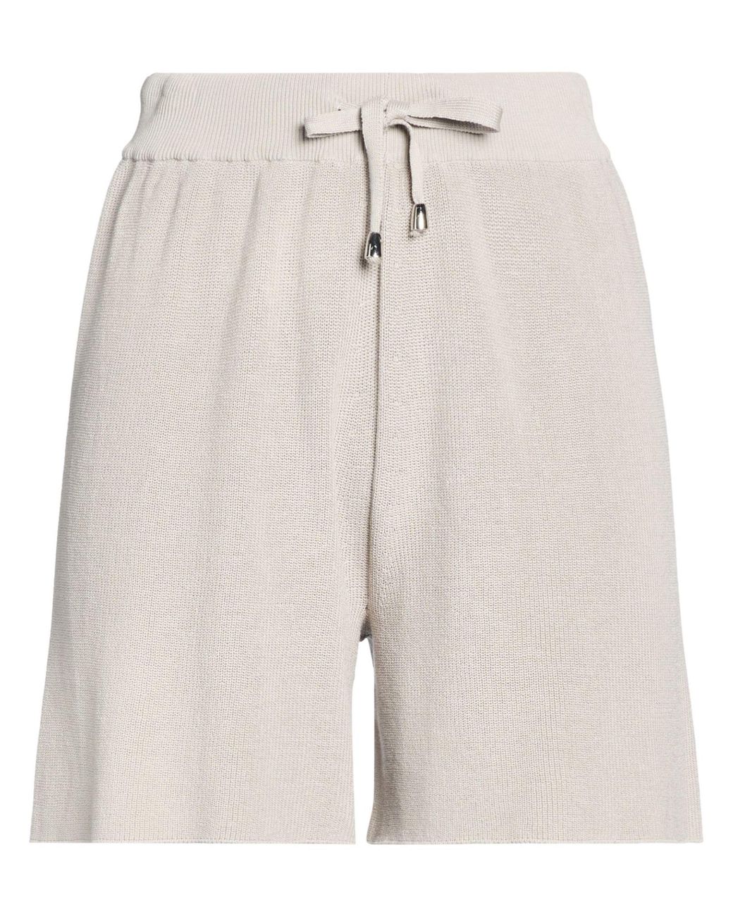 FILIPPO DE LAURENTIIS Natural Shorts & Bermuda Shorts Cotton