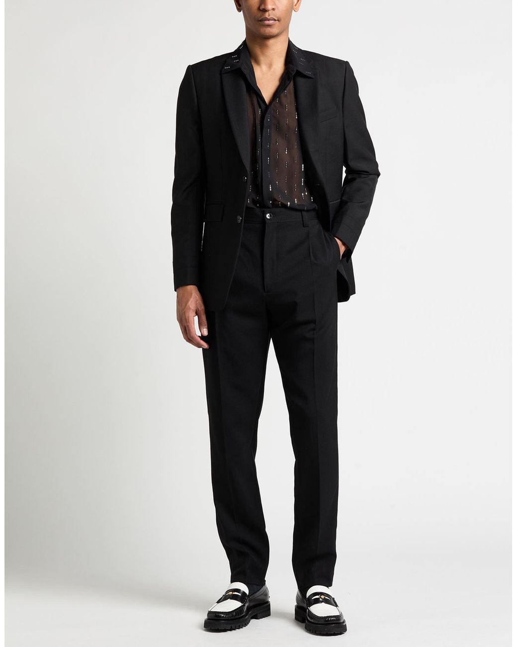 Burberry Black Pants Wool for men